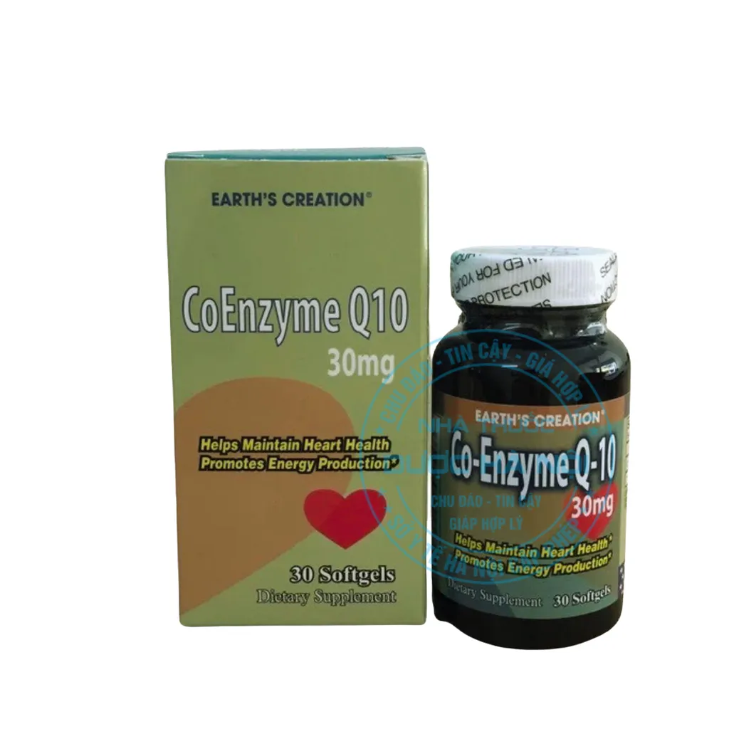 Viên uống Earth's Creation Co Enzyme Q10 30mg