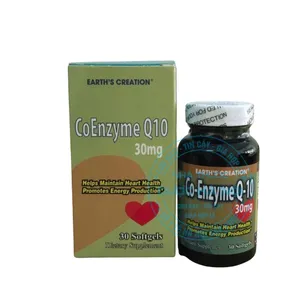 Viên uống Earth's Creation Co Enzyme Q10 30mg hỗ trợ tim mạch, chống oxy hóa