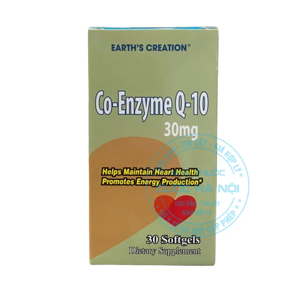 Viên uống Earth's Creation Co Enzyme Q10 30mg