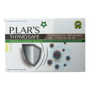 Viên uống tăng sức đề kháng P.lar's Thymo Safe (Hộp 3 vỉ x10 viên)