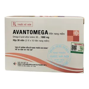 Thuốc giảm mỡ máu AvantOmega 1000mg (Hộp 3vỉ x10viên)