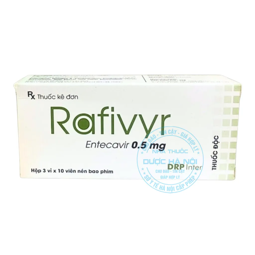 thuốc Rafivyr entecavir 0.5mg
