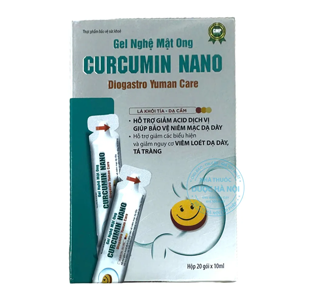 Gel nghệ mật ong curcumin nano