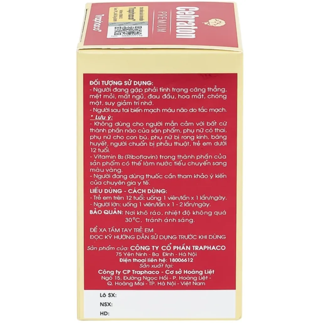 hoạt huyết Cebraton Premium