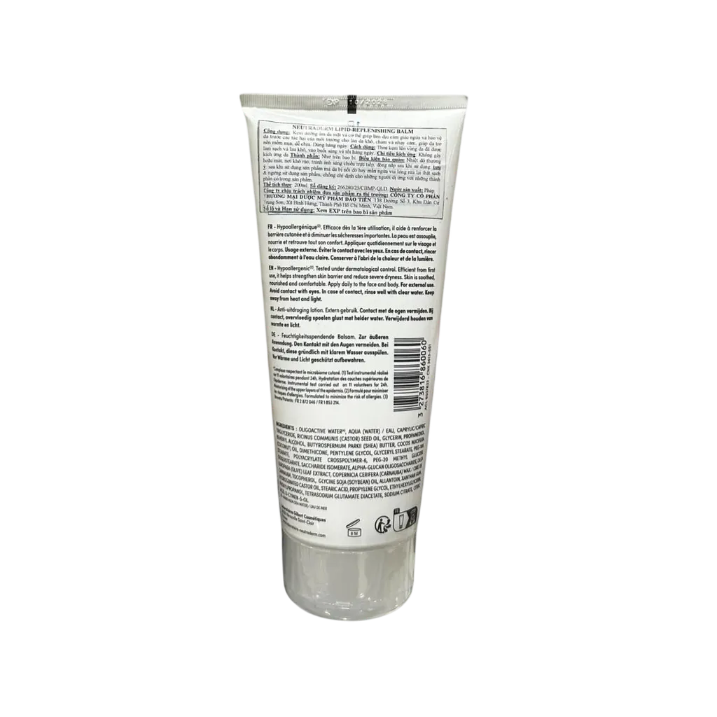 Kem dưỡng ẩm cho da khô Neutraderm Relipid - Peplenishing Balm 200ml