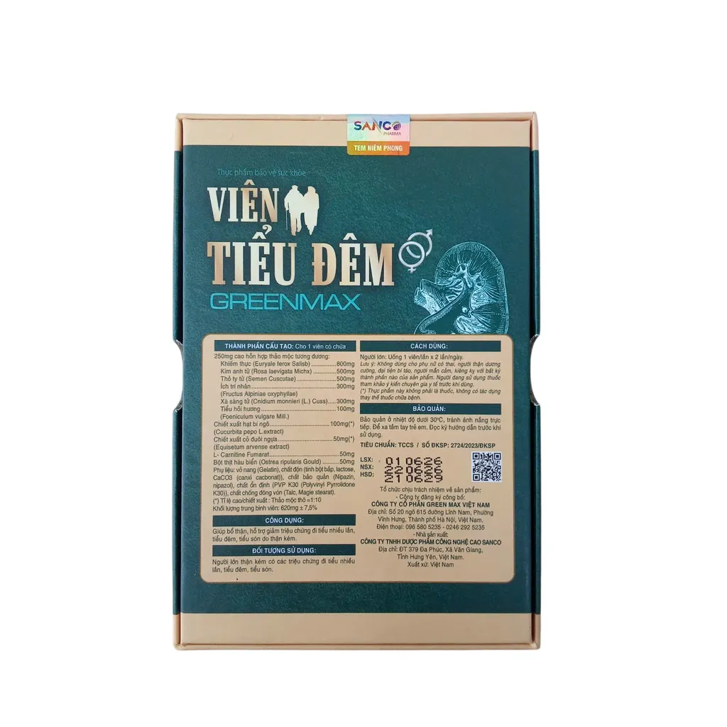 Viên Tiểu Đêm Greenmax