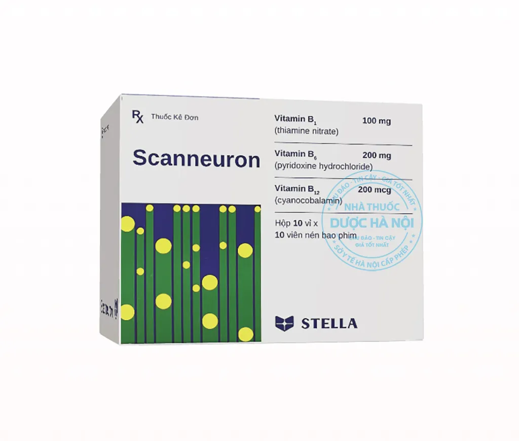 Scanneuron Thuốc Scanneuron hỗ trợ điều trị các rối loạn thần kinh đau dây thần kinh