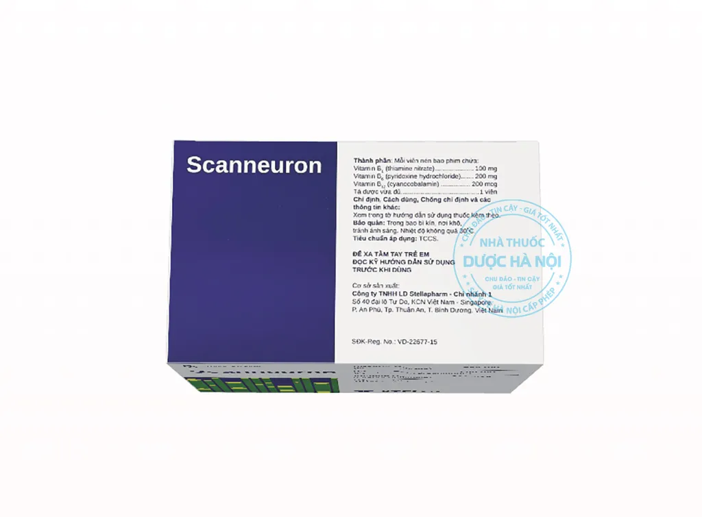 Scanneuron Thuốc Scanneuron hỗ trợ điều trị các rối loạn thần kinh đau dây thần kinh
