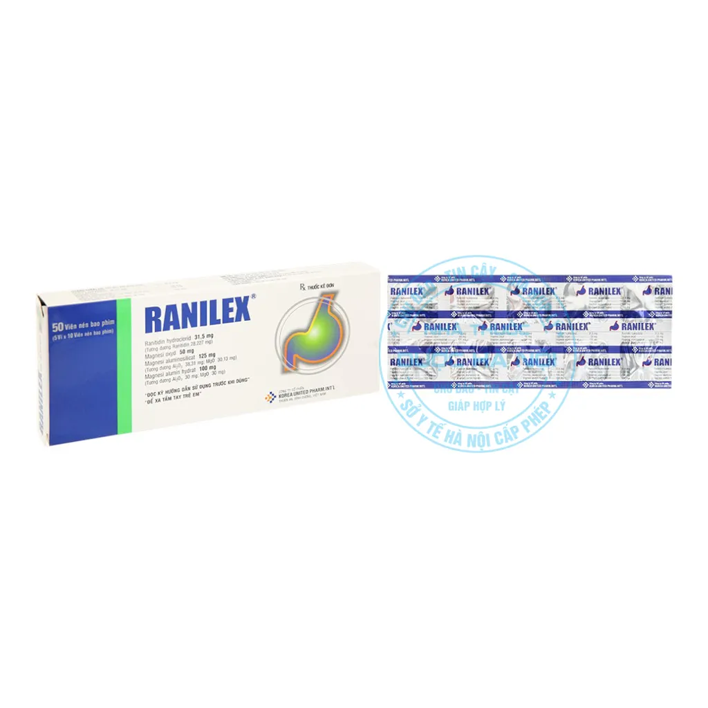 Rinalix Thuốc Ranilex điều trị các vấn đề liên quan đến viêm loét dạ dày