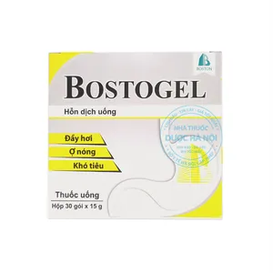 Thuốc Bostogel điều trị khó tiêu, ợ nóng, đầy hơi