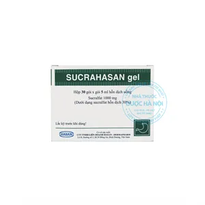 Hỗn dịch uống Sucrahasan Gel điều trị bệnh lý ở dạ dày và tá tràng