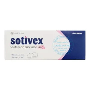 Thuốc Sotivex 5mg điều trị các triệu chứng bàng quang tăng hoạt động