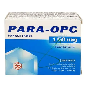 Thuốc Para-OPC 150mg hạ sốt giảm đau an toàn và hiệu quả cho trẻ em