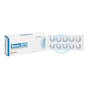 Thuốc Monte-H10 điều trị bệnh hen ở mức độ vừa và nhẹ