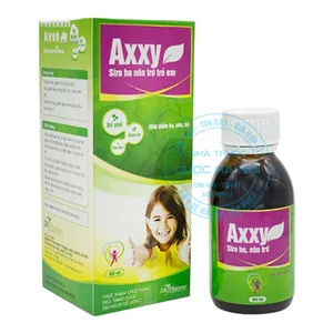 Siro Axxy hỗ trợ điều trị triệu chứng ho, đau rát cổ họng và nôn trớ ở trẻ nhỏ