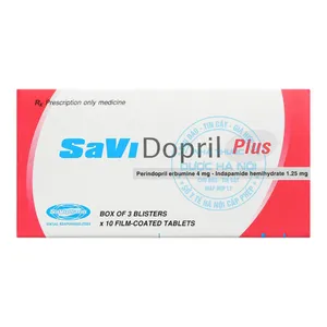 Thuốc Savi Dopril Plus kiểm soát huyết áp cao hiệu quả ( hộp 30 viên )