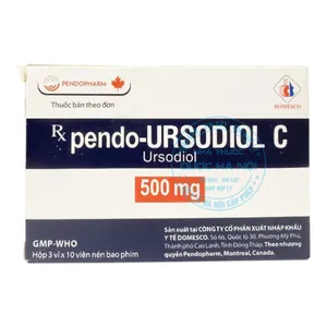 Thuốc Pendo-Ursodiol C 500mg điều trị các bệnh về gan mật, đặc biệt là sỏi mật cholesterol
