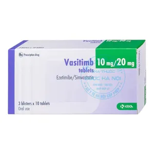 Thuốc Vasitimb 10mg/20mg giảm cholesterol toàn phần, LDL, triglyceride